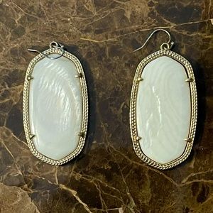 Kendra Scott Danielle Earrings in Ivory Mother of Pearl